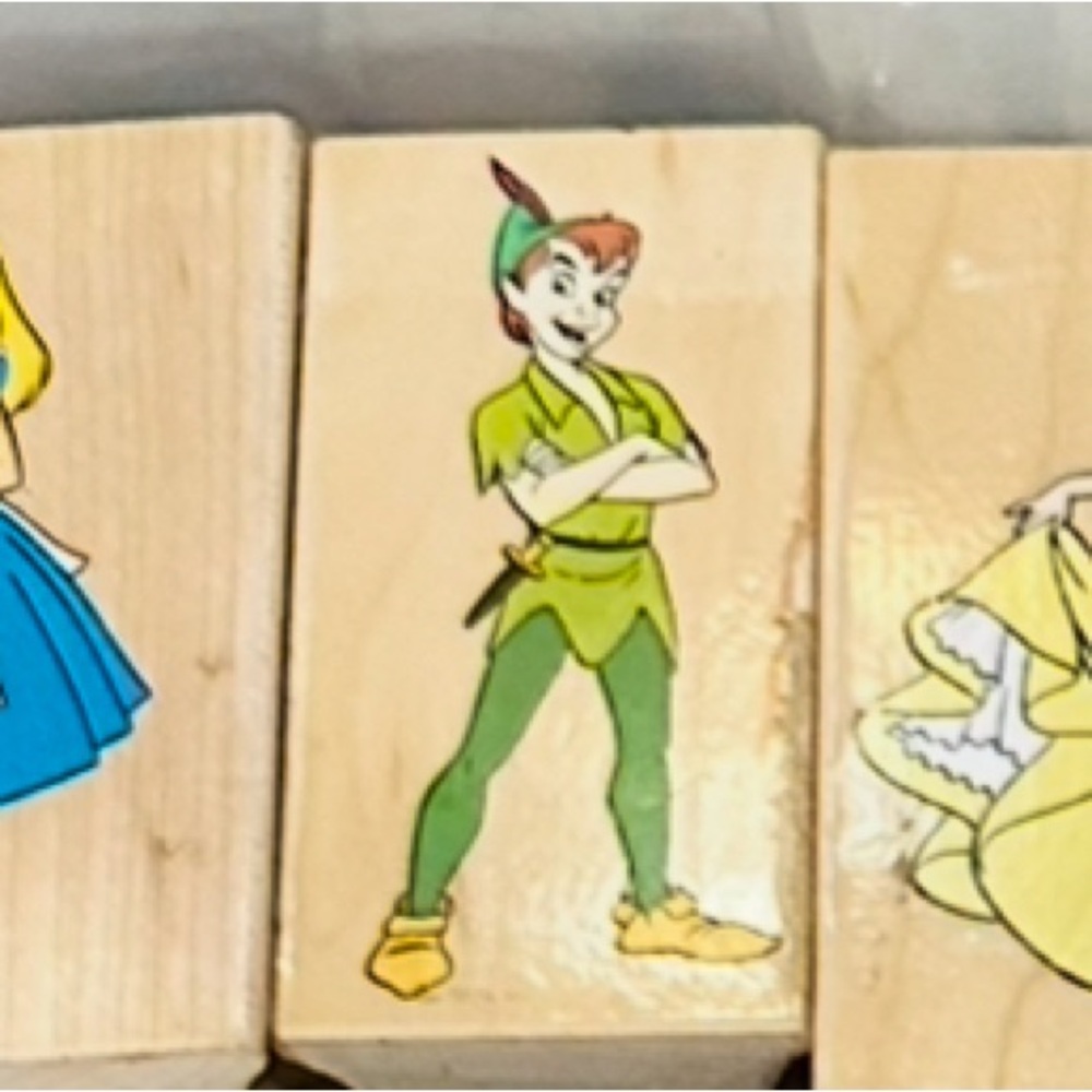 Disney Rubber Stamps-Set of 3